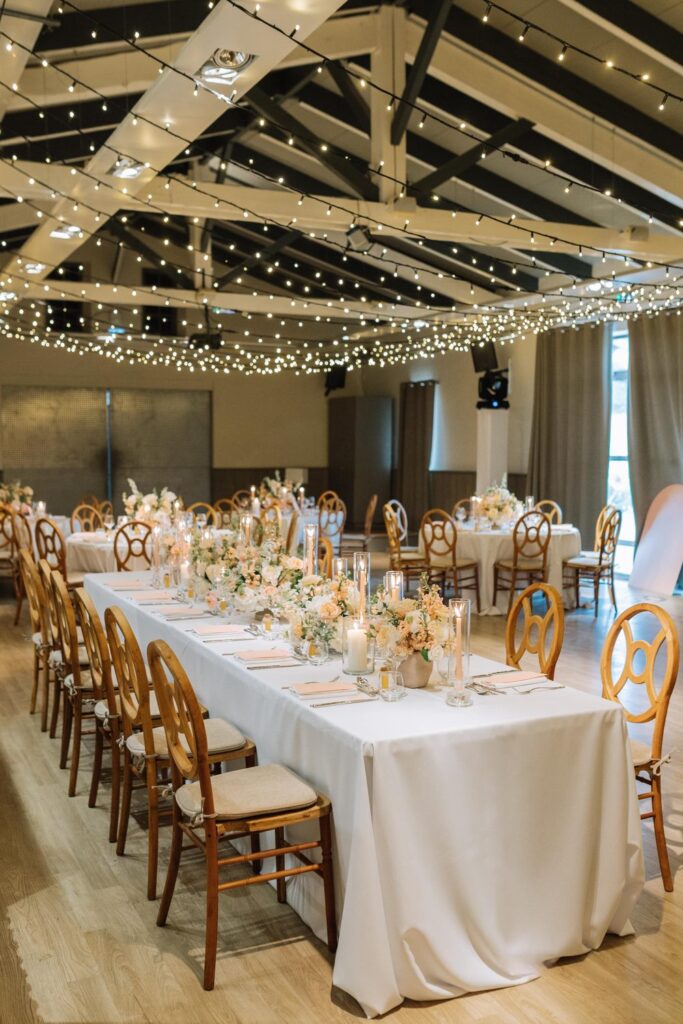 mariage chateau val joanis decoration tables photo