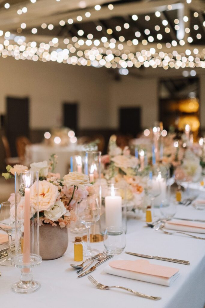 mariage chateau val joanis decoration tables photo